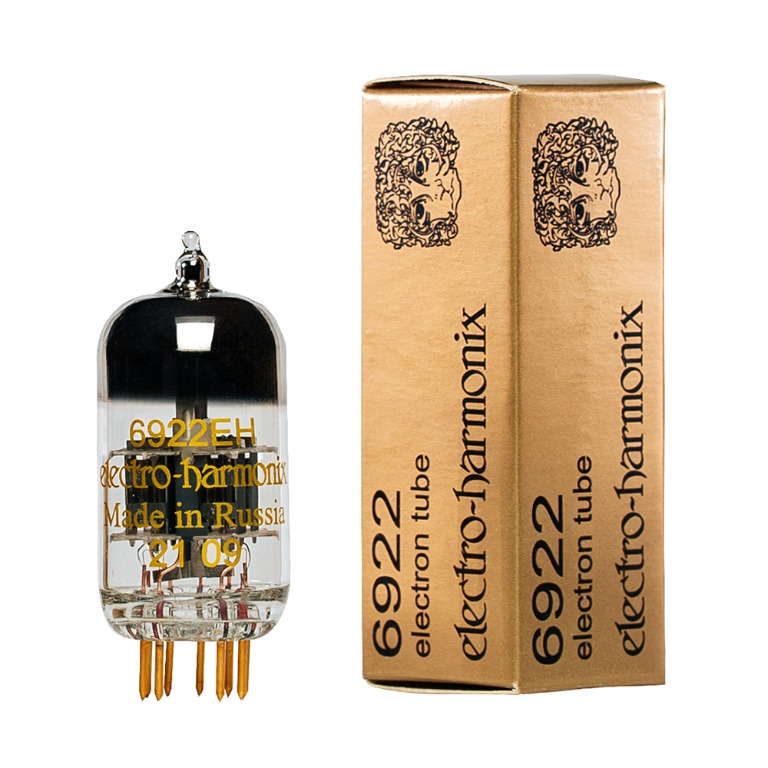 6922/E88CC-ELECTRO HARMONIX GOLD MATCHED PAIR 6922/E88CC-ELECTRO HARMONIX GOLD MATCHED PAIR